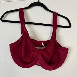 Lilyette Rich Burgundy Women's Minimizer Bra